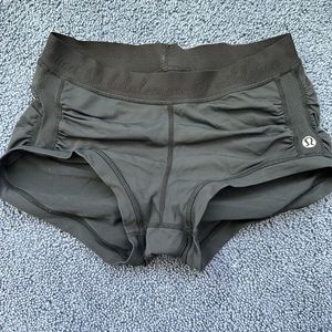 Black Lululemon booty shorts